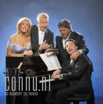 09-02-2004 Andre van Duin, Joke Bruijs, Ron Brandsteder and Jan Rietman at studio in Amsterdam, on behalf of Andre van Duin Jubileumshow. Photo: Govert de Roos/Connu